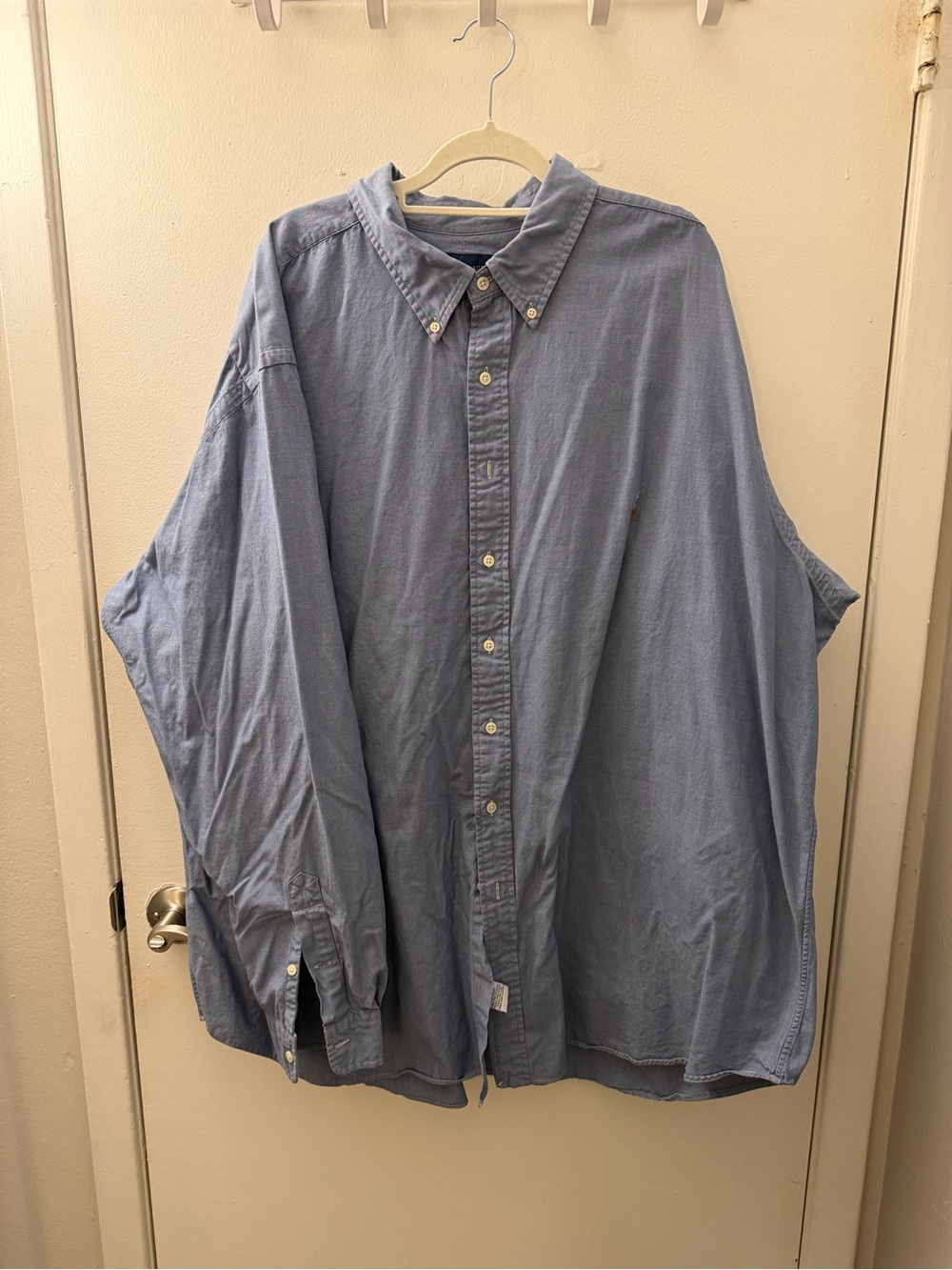 Polo Ralph Lauren Men's dark chambray Button-Down Shirt